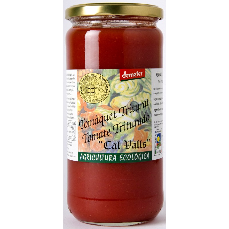 Tomate triturado 670 g Cal Valls - La Natural