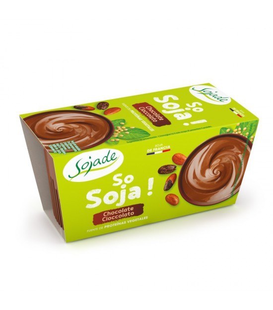 Yogur soja chocolate SOJADE 2x100 gr BIO
