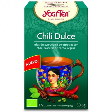 Yogi tea infusion chili dulce 17 bolsas BIO