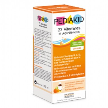 Jarabe infantil 22 vitaminas oliogo PEDIAKID 125 ml