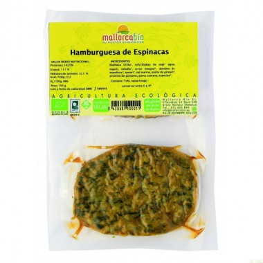 Hamburguesa espinacas MALLORCA BIO 150 gr