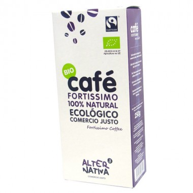 Cafe fortissimo molido ALTERNATIVA 3 (250 gr) BIO