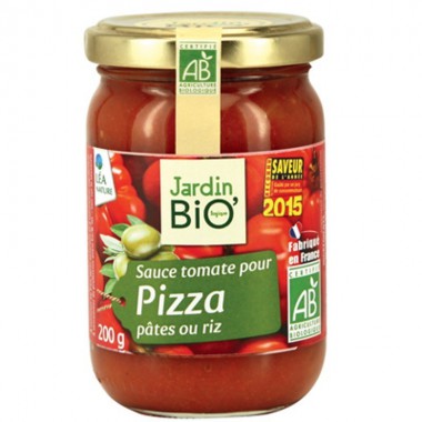 Salsa tomate para pizza JARDIN BIO 200 gr
