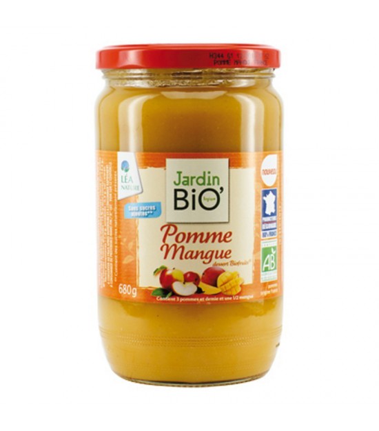 Crema manzana mango sin azucar JARDIN BIO 680 gr