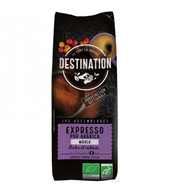 Cafe seleccion 100 arabica molido DESTINATION 250 gr La