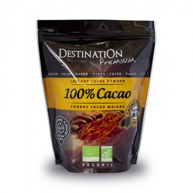 Cacao 100% sin azucar bio DESTINATION 250 gr