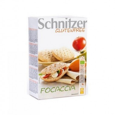 Pan Focaccia maiz con hierbas sin gluten SCHNITZER 2x110 gr BIO