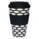 Vaso de bambu basketcase (blanco negro) Ref.111 ALTERNATIVA 3 (400 ml)