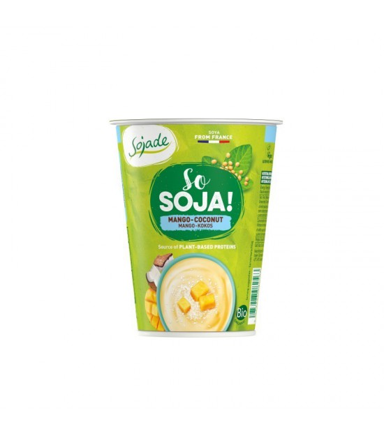 Yogur soja mango coco SOJADE 400 gr BIO