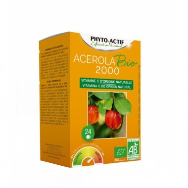Acerola 2000 mg PHITOACTIF 24 comprimidos BIO