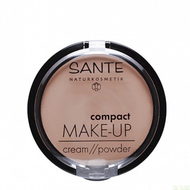 Maquillaje compacto polvo crema 02 sand SANTE