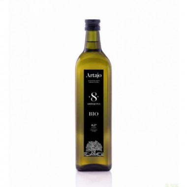 Aceite oliva virgen extra frutado 8 vidrio ARTAJO 1 L BIO